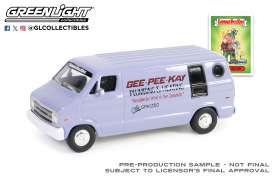 Dodge  - B-100 1976 grey - 1:64 - GreenLight - 54090D - gl54100D | The Diecast Company