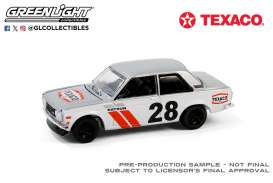 Nissan  - Datsun 510 Widebody 1970 white/silver/red - 1:64 - GreenLight - 41165C - gl41165C | The Diecast Company