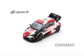 Toyota  - GR Yaris 2023 white/red/black - 1:43 - Spark - s6719 - spas6719 | The Diecast Company