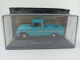 Chevrolet  - C-10 1965 blue - 1:43 - Magazine Models - CheC10 - magMexCheC10 | The Diecast Company