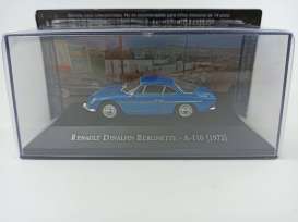 Renault  - Dinalpin Berlinette A-110 1972 blue - 1:43 - Magazine Models - Dinalpin - magMexDinalpin | The Diecast Company
