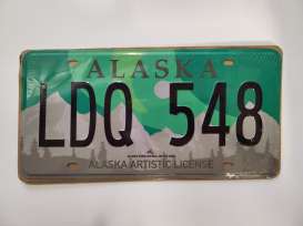Funny Plates  - Alaska LDQ 548  - Tac Signs - funAlaska | The Diecast Company