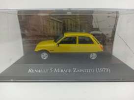 Renault  - 5 Mirage Zapatito 1979 yellow - 1:43 - Magazine Models - MIrage - magMexMirage | The Diecast Company