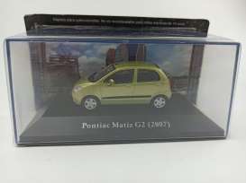 Pontiac  - Matiz G2 2007 mustard yellow metallic - 1:43 - Magazine Models - Pontiac - magMexPontiac | The Diecast Company