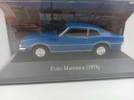 Ford  - Maverick 1974 blue - 1:43 - Magazine Models - Maverick - magMexMaverick | The Diecast Company