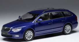 Skoda  - Superb II 3T 2008 blue metallic - 1:43 - IXO Models - CLC470 - ixCLC470 | The Diecast Company