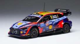 Hyundai  - i20 N blue/red/yellow - 1:43 - IXO Models - ram866 - ixram866 | The Diecast Company