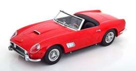 Ferrari  - 250 GT 1960 red/black - 1:18 - KK - Scale - 181046 - kkdc181046 | The Diecast Company