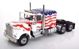 Kenworth  - W900 red/white/blue - 1:18 - Road Kings - 180125 - rk180125 | The Diecast Company