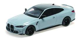 BMW  - M4 2020 grey - 1:18 - Minichamps - 155020124 - mc155020124 | The Diecast Company