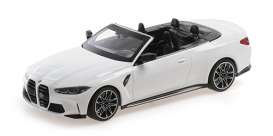 BMW  - M4 Cabriolet 2021 white - 1:18 - Minichamps - 155021031 - mc155021031 | The Diecast Company