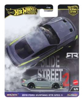 Ford  - Mustang RTR grey/yellow - 1:64 - Hotwheels - HKC85 - hwmvHKC85 | The Diecast Company
