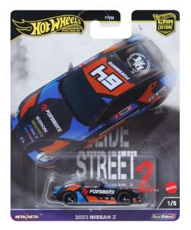 Nissan  - Z 2023 black/blue/orange - 1:64 - Hotwheels - HKC86 - hwmvHKC86 | The Diecast Company