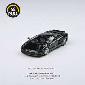 Cizeta  - Moroder V16T, lights up 1991 black - 1:64 - Para64 - 55505 - pa55505lhd | The Diecast Company
