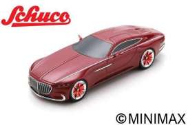 Mercedes Benz  - Mayback Vision 6 red - 1:43 - Schuco - 09331 - schuco09331 | The Diecast Company