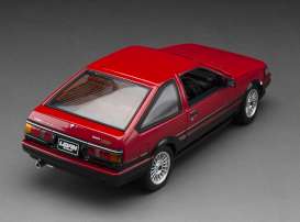 Toyota  - AE86 Corolla Levin 1985 red/black - 1:24 - SunStar - 51002 - sun51002 | The Diecast Company
