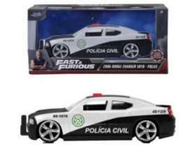 Dodge  - Charger 2006 white/black - 1:32 - Jada Toys - 33666 - jada33666 | The Diecast Company