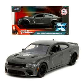 Dodge  - Charger  2021 dark grey - 1:32 - Jada Toys - 34473 - jada34473 | The Diecast Company