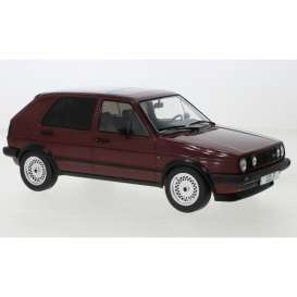 Volkswagen  - Golf II GTI 1984 dark red - 1:18 - MCG - 18391 - MCG18391 | The Diecast Company