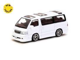 Toyota  - Hiace Wagon Custom white - 1:64 - Tarmac - T64-078R-078-WH - TC-T64R078WH | The Diecast Company