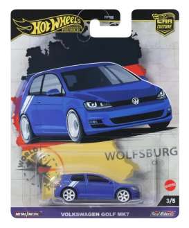 Volkswagen  - Golf MK7 blue - 1:64 - Hotwheels - HRV79 - hwmvHRV79 | The Diecast Company