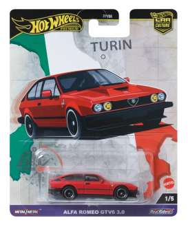 Alfa Romeo  - GTV6 3.0ltr red - 1:64 - Hotwheels - HRV80 - hwmvHRV80 | The Diecast Company
