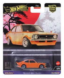 Toyota  - Corolla TE 27 1972 orange - 1:64 - Hotwheels - HRV69 - hwmvHRV69 | The Diecast Company