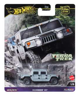 Hummer  - H1 silver - 1:64 - Hotwheels - HRV90 - hwmvHRV90 | The Diecast Company