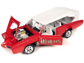 Monkees Mobile  - red - 1:18 - Auto World - SS144 - AWSS144 | The Diecast Company