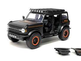 Ford  - Bronco 2021 matt black - 1:24 - Jada Toys - 34288 - jada34288mbk | The Diecast Company