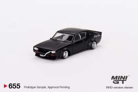 Nissan  - Skyline black - 1:64 - Mini GT - 00655-R - MGT00655rhd | The Diecast Company