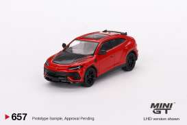 Lamborghini  - Urus red - 1:64 - Mini GT - 00657-R - MGT00657rhd | The Diecast Company