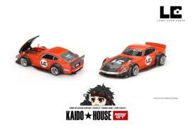 Nissan  - Fairlady Z orange/black - 1:64 - Mini GT - KHMG100 - MGTKHMG100 | The Diecast Company