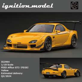 Mazda  - RX-7 Feed yellow - 1:18 - Ignition - IG2964 - IG2964 | The Diecast Company