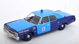 Dodge  - Monaco 1974 blue - 1:18 - KK - Scale - 181154 - kkdc181154 | The Diecast Company