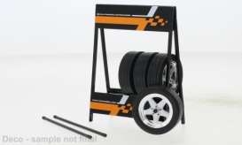 Wheels & tires  - Penta Wheels  - 1:18 - IXO Models - 18SET025W - ix18SET025W | The Diecast Company