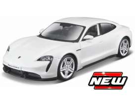 Porsche  - Taycan Turbo S white - 1:64 - Maisto - 15708W - mai15708W | The Diecast Company