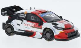 Toyota  - GR Yaris 2022 white/red/black - 1:43 - IXO Models - ram834 - ixram834 | The Diecast Company