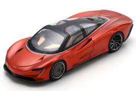 McLaren  - SpeedTail 2019 orange - 1:43 - Schuco - 09334 - schuco09334 | The Diecast Company