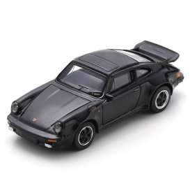 Porsche  - 911 Turbo black - 1:64 - Schuco - S20376 - schuco20376 | The Diecast Company