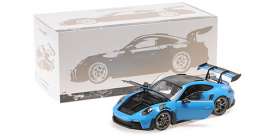 Porsche  - 911 2024 blue - 1:18 - Minichamps - 110062022 - mc110062022 | The Diecast Company