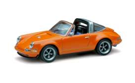 Porsche  - Singer orange - 1:64 - Pop Race Limited - PR64-SGTA-OR01 - PR64-SGTA-OR01 | The Diecast Company