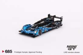 Acura  - ARX-06 blue/black - 1:64 - Mini GT - 00685-L - MGT00685lhd | The Diecast Company