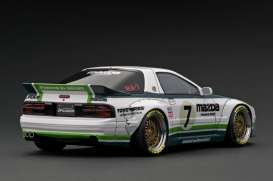 Mazda  - Pandem RX-7  white/green - 1:18 - Ignition - IG2913 - IG2913 | The Diecast Company