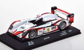 Audi  - R8 #5 2004 silver/red - 1:43 - Magazine Models - spalm2004 | The Diecast Company