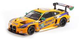 BMW  - M4 GT3 GTD 2022 yellow/purple/green - 1:18 - Minichamps - 155222196 - mc155222196 | The Diecast Company