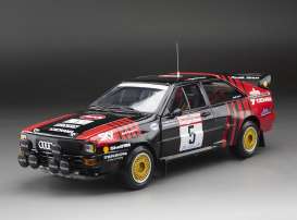 Audi  - Quattro A2 #5 J.Bosch 1983 black/red - 1:18 - SunStar - 4257 - sun4257 | The Diecast Company