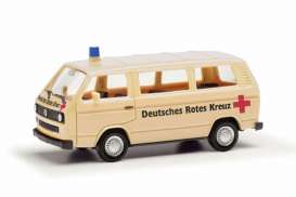 Volkswagen  - T3 cream - 1:87 - Herpa - H097611 - herpa097611 | The Diecast Company