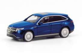 Mercedes Benz  - EQC AMG blue metallic - 1:87 - Herpa - H430715-004 - herpa430715-004 | The Diecast Company
