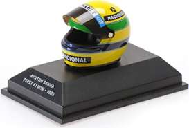 Helmet  - 1985 yellow/green - 1:8 - Minichamps - 540308512 - mc540308512 | The Diecast Company
